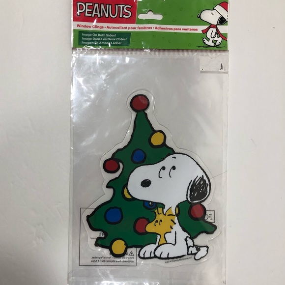 Peanuts Holiday Snoopy Window Cling Poshmark